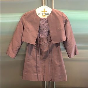 Monkey Wear Purple Dress Set Size 7